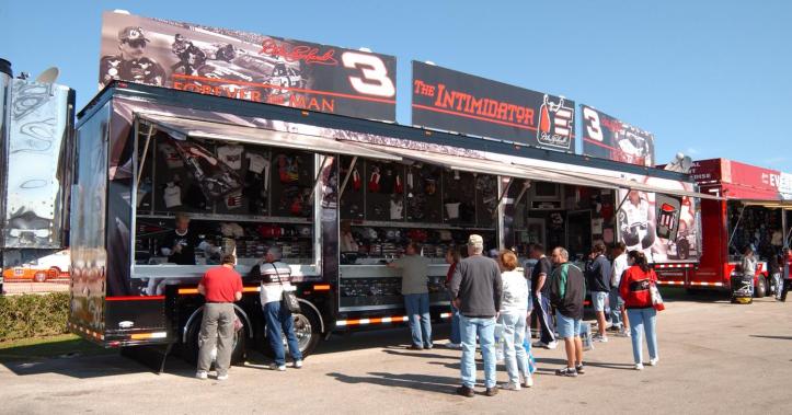 Nascar Merchandise Trailer