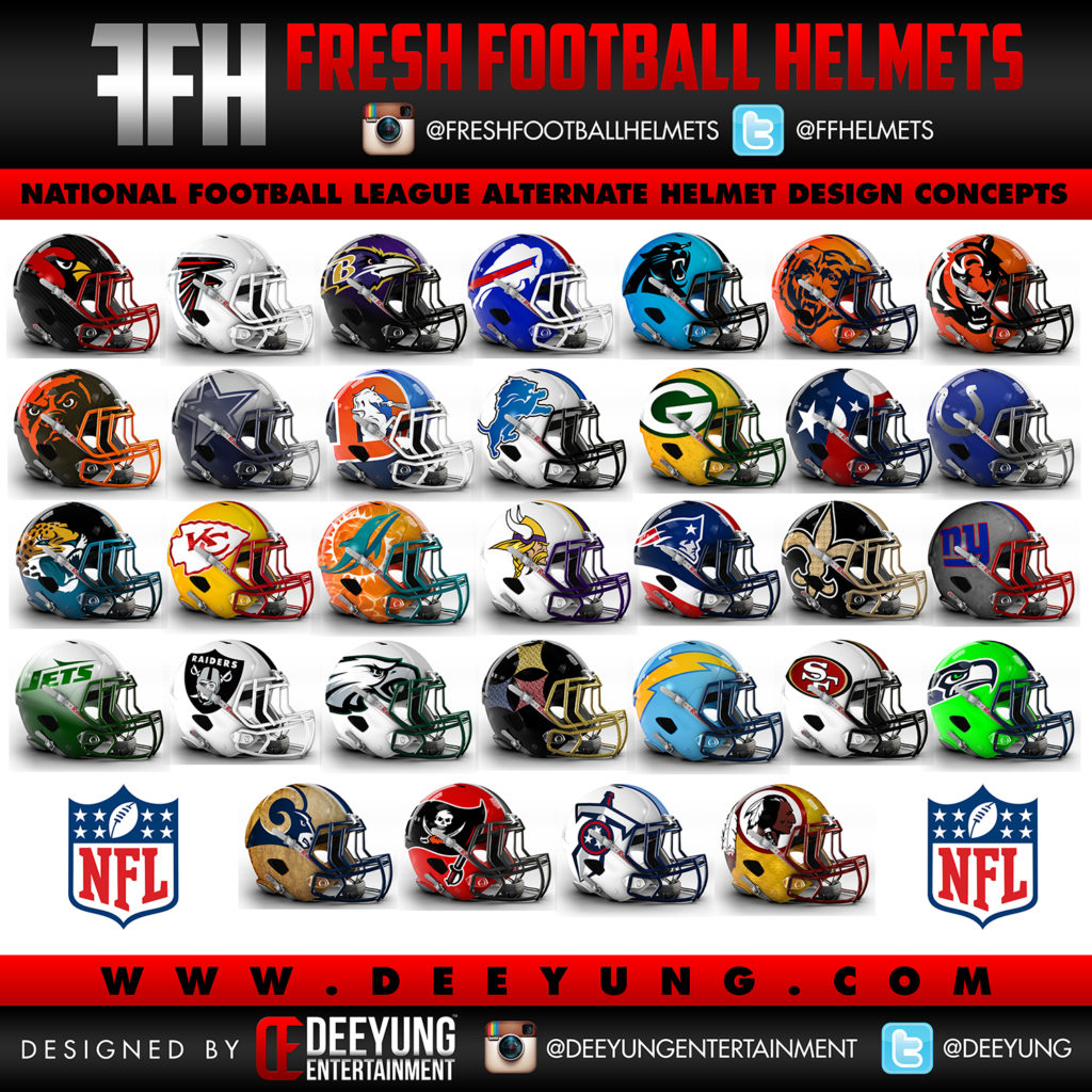 NFL Hemlets Redesign Concepts