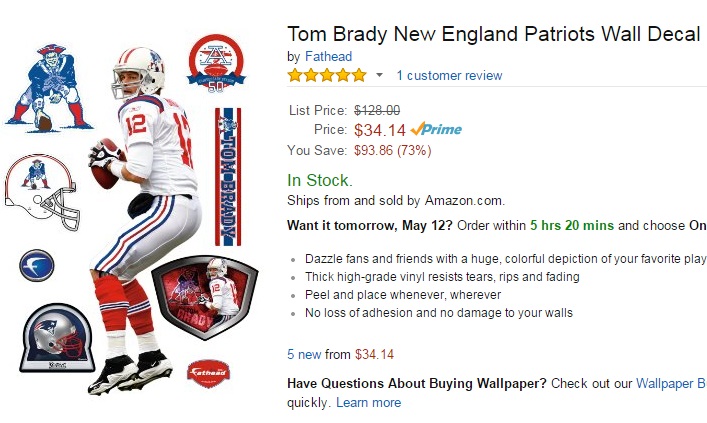 Tom Brady Fathead