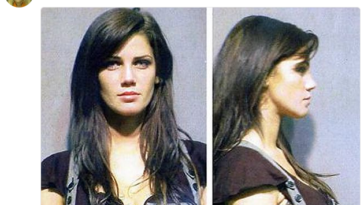 This is one of the babes featured on the intoxicating Mugshot Baes Twitter account. MUGSHOT BAES